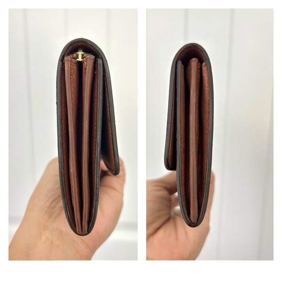 Vintage LOUIS VUITTON Monogram Canvas Sarah Women’s Long Wallet Brown Pr… - Picture 12 of 16